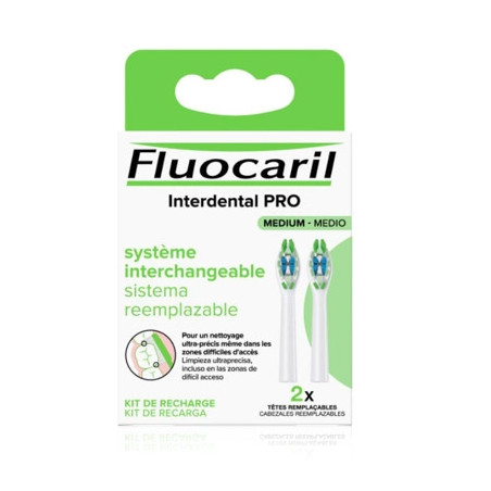 Fluocaril Interdental Pro Recambio Cepillo Medio 2 Uds