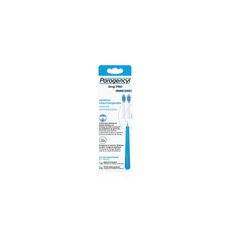 Parogencyl Gingi Pro Kit Incial Mango + Recambio Suave 2 Uds