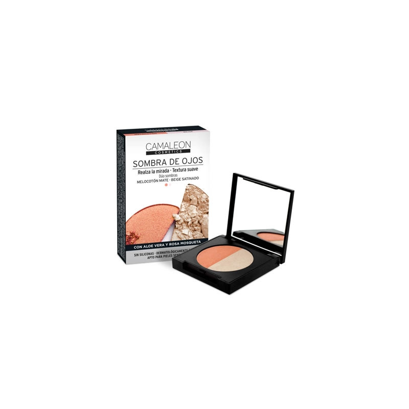 Camaleon Sombra de Ojos Duo Melocoton-Beige 2x2,3g