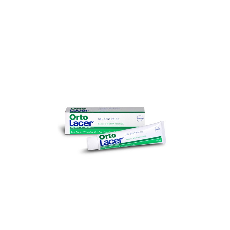 Lacer Orto Gel Dentifrico Menta Fresca 75 ml