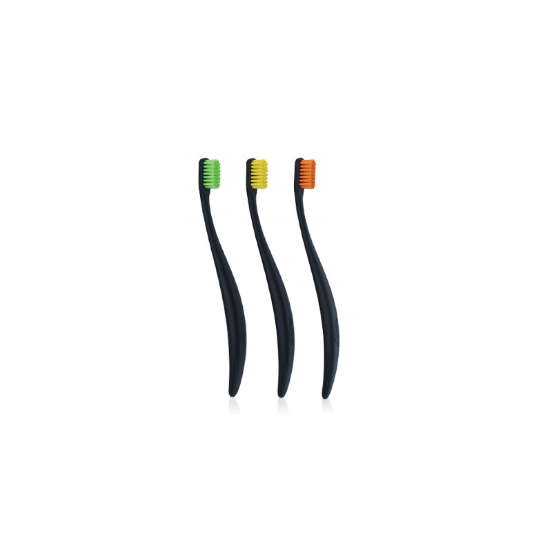 Promis Cepillo Dental Sostenible Negro 3 Uds
