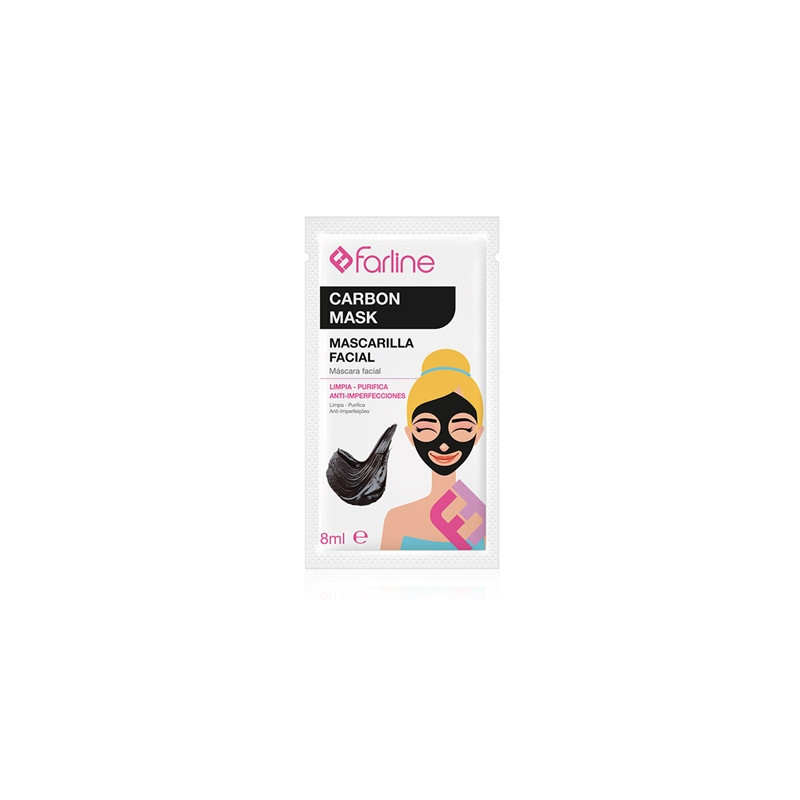 Farline Carbon Mask Mascarilla Facial Limpieza 8ml