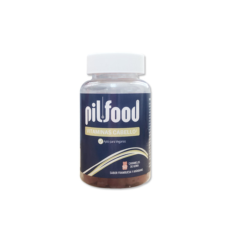 Pilfood Vitaminas Cabello Caramelos de Goma 60Uds