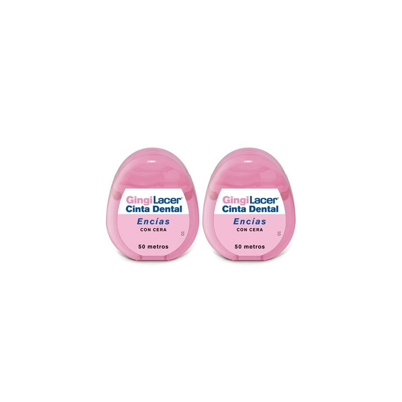 Lacer Gingilacer Cinta Dental Encias con Cera Duplo 2x50 Metros