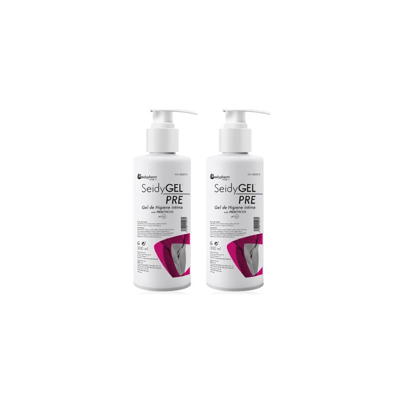 Seidy Gel Pre Gel de Higiene Intima con Prebioticos Duplo 2x300ml