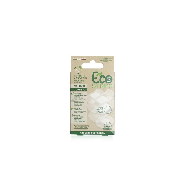 Eurosirel Eco Strips Natural Apositos Transparentes Surtidos 40ud