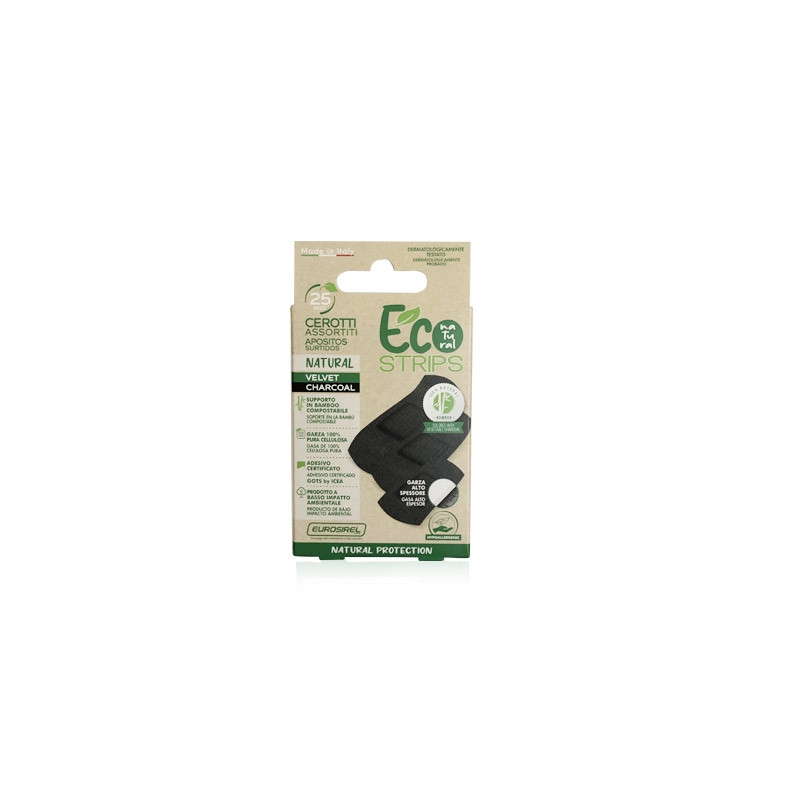Eurosirel Eco Strips Natural Apositos Bambu Negro Surtidos 25 Uds