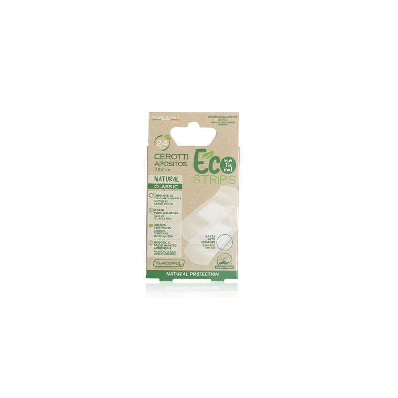 Eurosirel Eco Strips Natural Apositos Transparentes 7x2cm 24 Uds