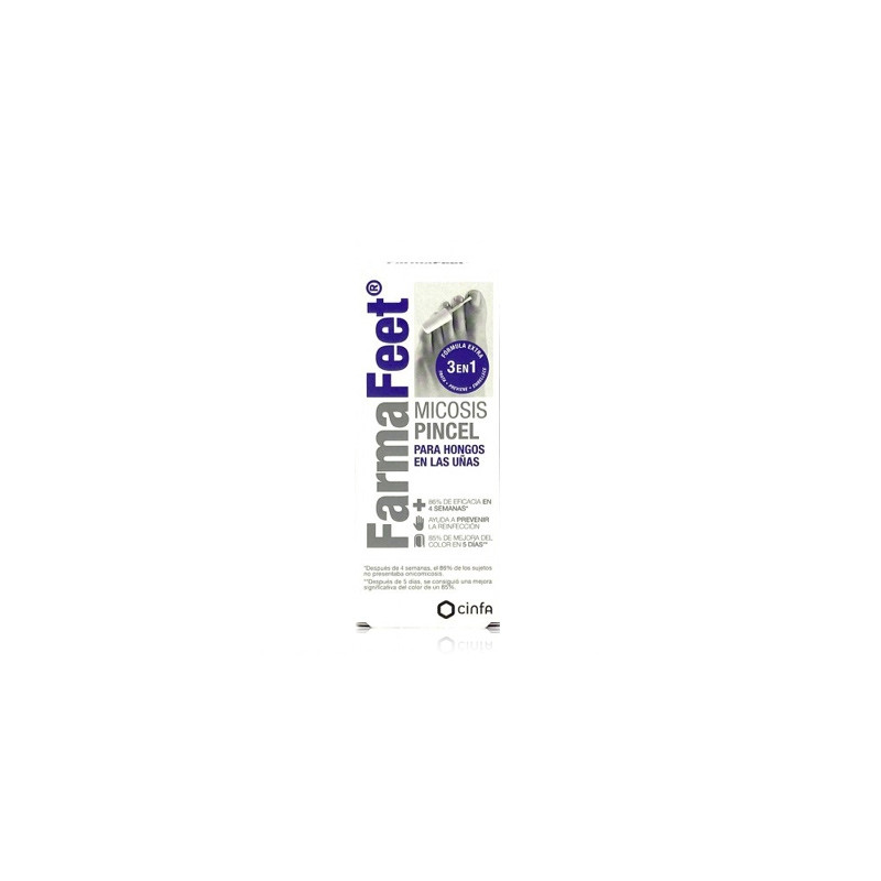 Farma Feet Micosis Pincel Hongos Uñas Formula 3 en 1 4ml