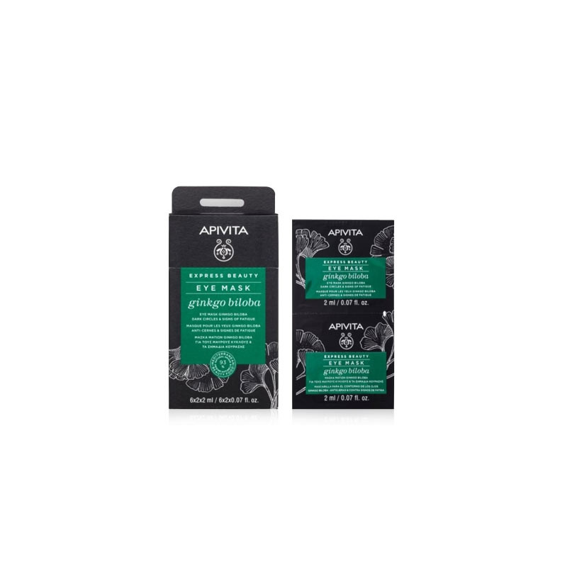 Apivita Express Beauty Mascarilla Ojeras y Bolsas 2x2ml