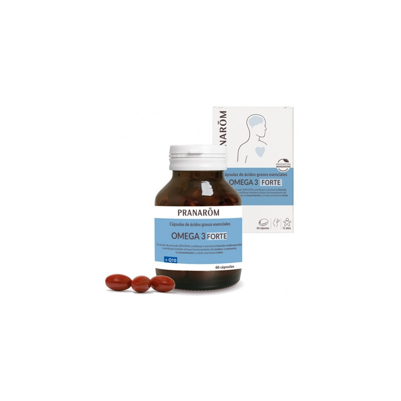 Pranarom Omega 3 Forte Sabor Mandarina 60 Capsulas