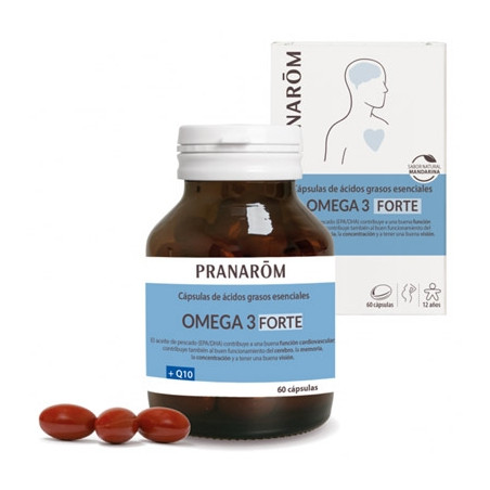 Pranarom Omega 3 Forte Sabor Mandarina 60 Capsulas
