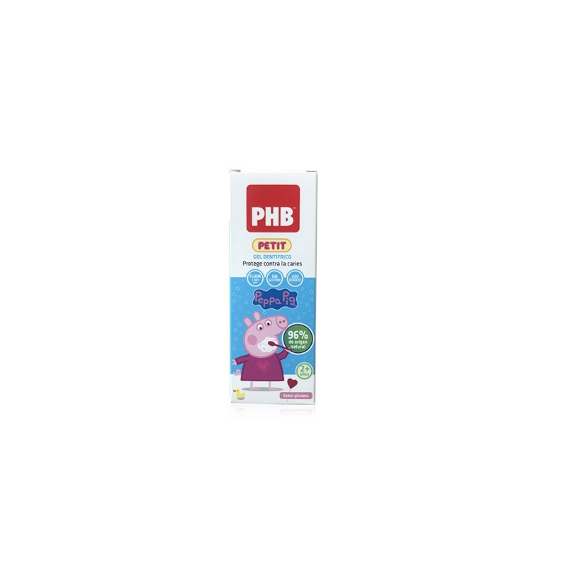 PHB Petit Gel Dentifrico Infantil Peppa Pig Sabor Piruleta 50ml