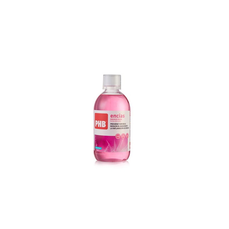 PHB Encias Enjuague Bucal Sabor Menta Fresca 500ml