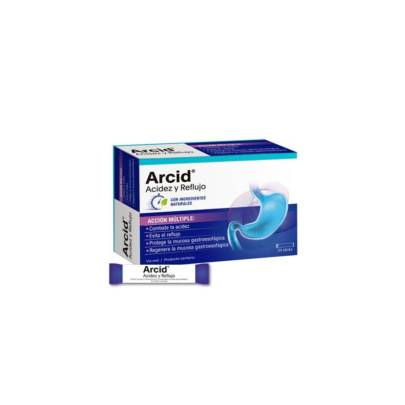 Arcid Acidez y Reflujo 24 Sticks