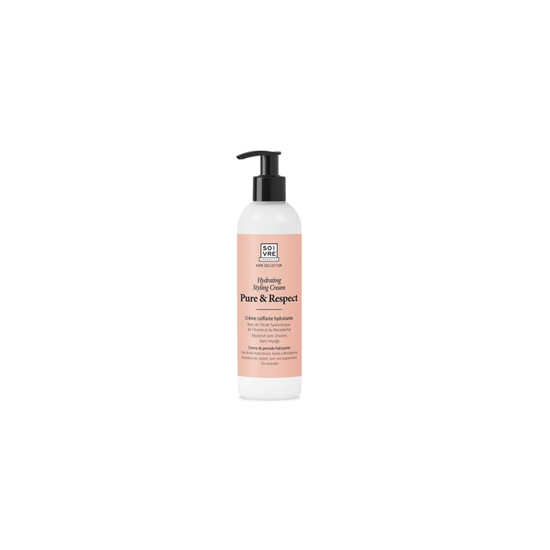Soivre Crema de Peinado Hidratante Pure y Respect 250ml