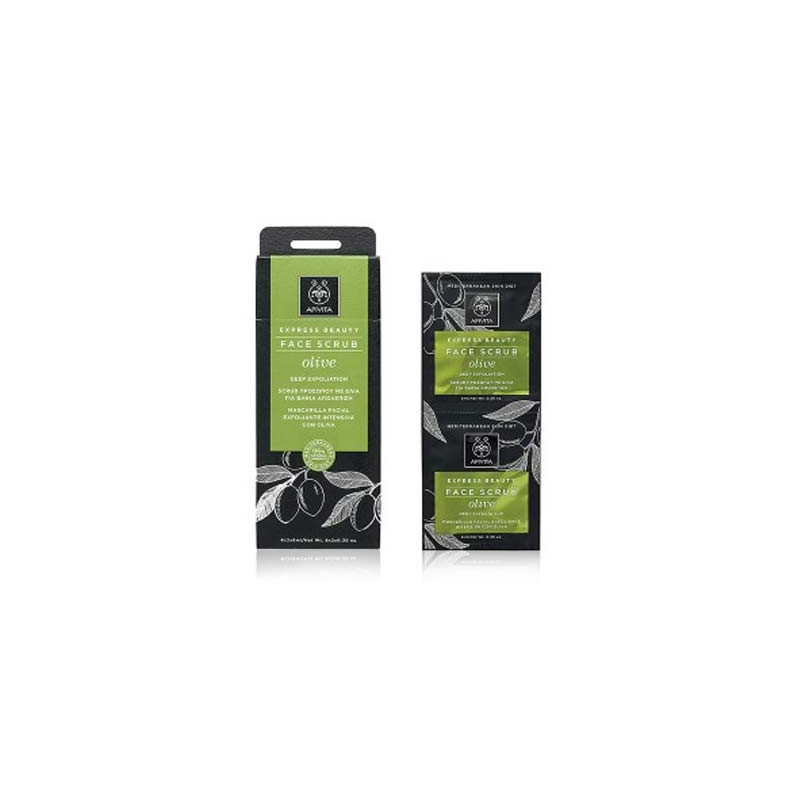 Apivita Express beauty crema exfoliacion profund oliva 2x8ml