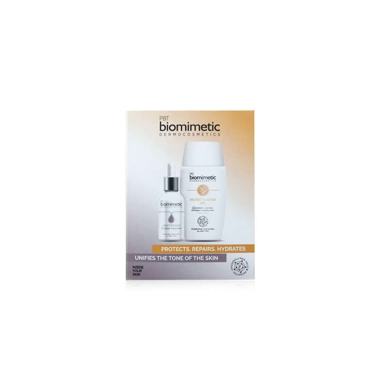 Biomimetic Pre Base Despigmentante 30ml + Solar Spf50 Color 50ml