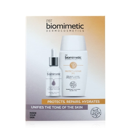 Biomimetic Pre Base Despigmentante 30ml + Solar Spf50 Color 50ml