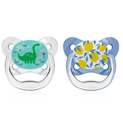 Dr Browns Prevent Chupete Silicona Azul 6-18m 2 Uds