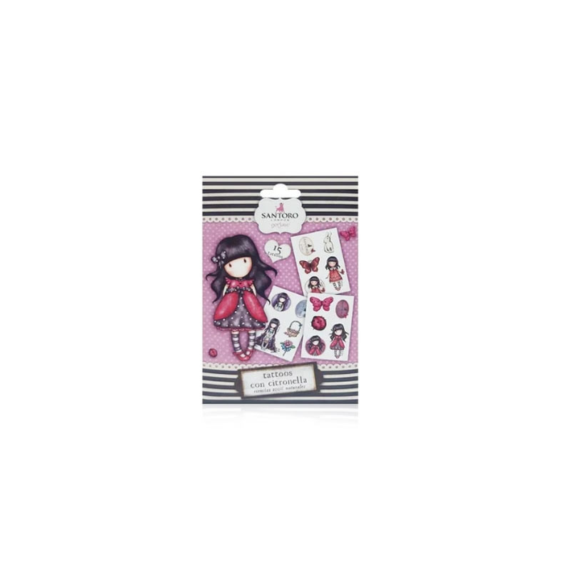 Santoro Gorjuss Tatuajes con Cintronela 15 Uds