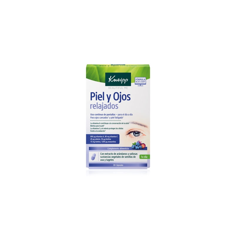 Kneipp Piel y Ojos Relajados 30 Capsulas