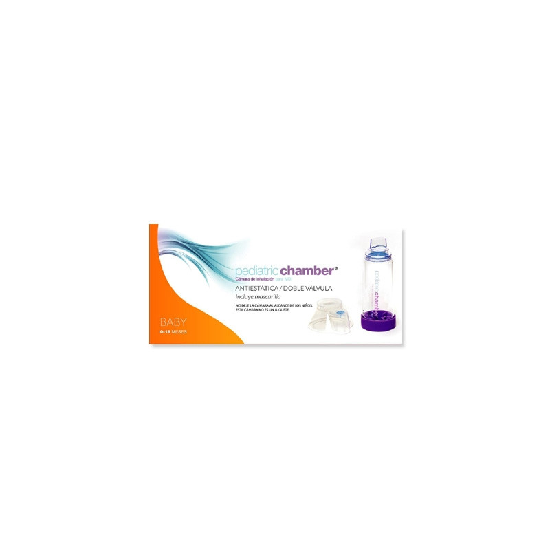 Pediatric Chamber Camara Inhalacion + Mascarilla Bebe 8-18M+