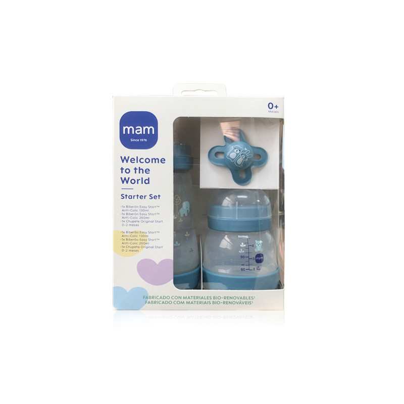 Mam Easy Start Set Recien Nacidos Azul 0M+ 3 Productos
