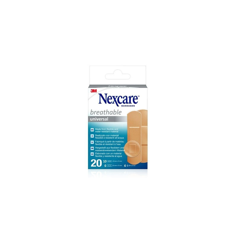Nexcare Plastico 20 Tiras Surtido