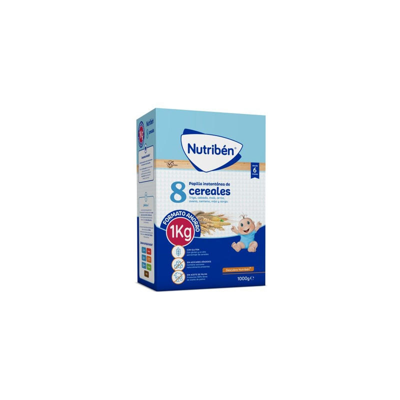 Nutriben 8 Cereales Papilla instantanea 6m+ 1kg