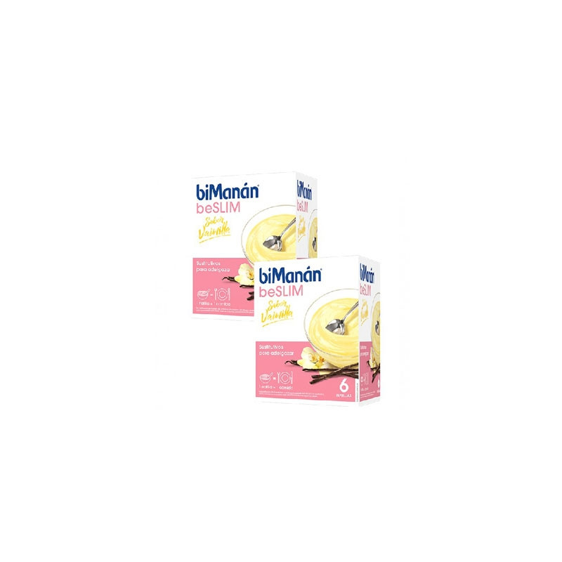 Bimanan Beslim Natillas Vainilla Duplo 2x6 Sobres