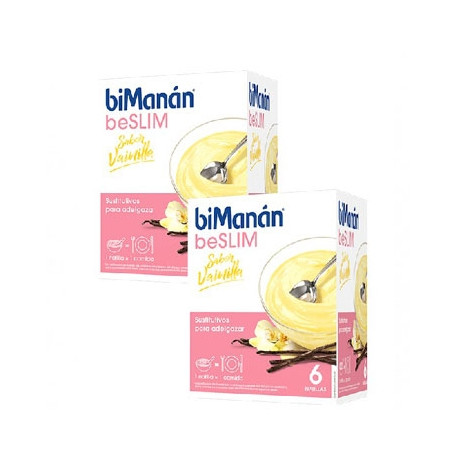 Bimanan Beslim Natillas Vainilla Duplo 2x6 Sobres