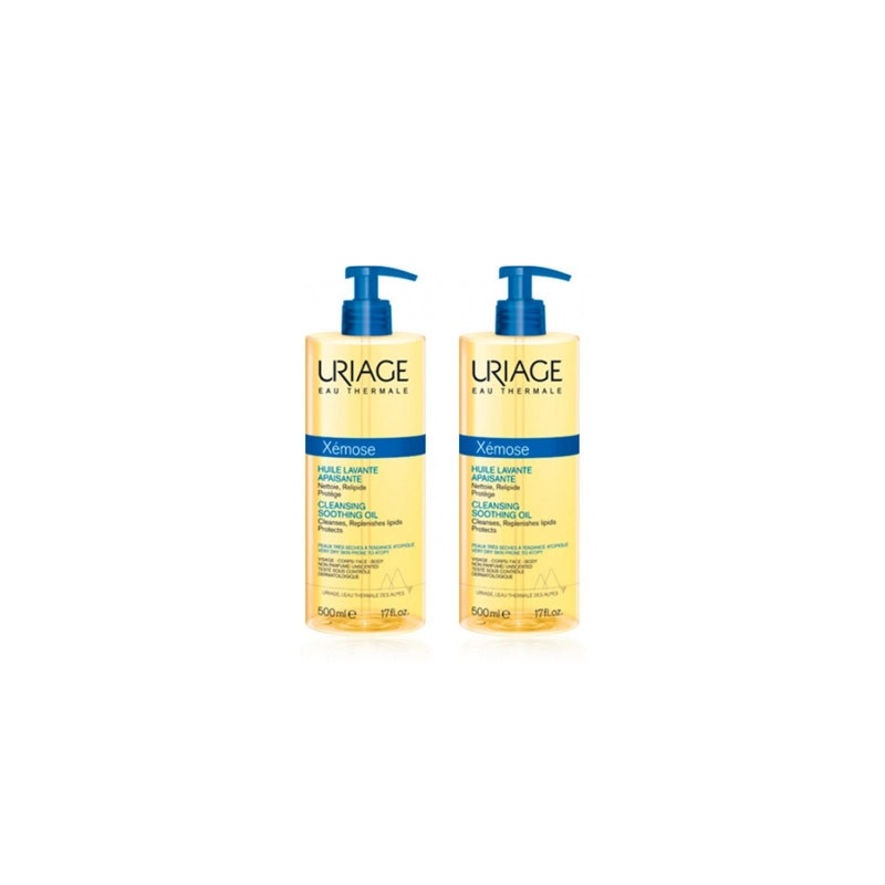 Uriage Xemose Aceite Limpiador Calmante Duplo 2x500ml