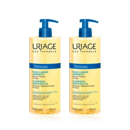 Uriage Xemose Aceite Limpiador Calmante Duplo 2x500ml