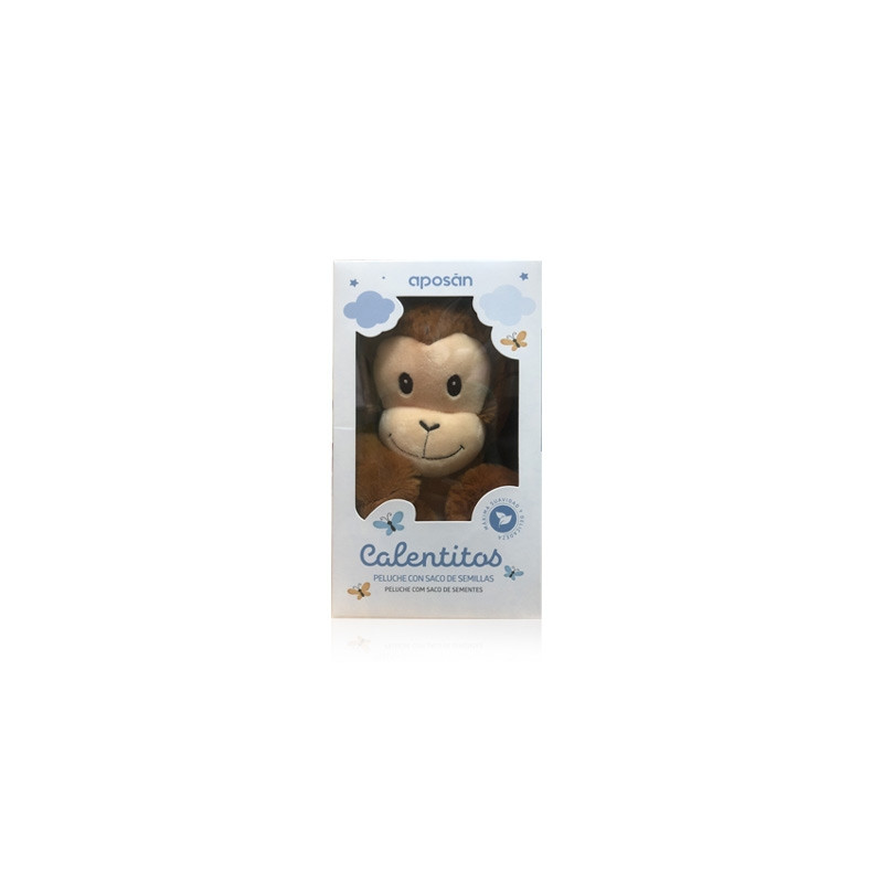 Aposan Calentitos Peluche Mono con Saco de Semillas