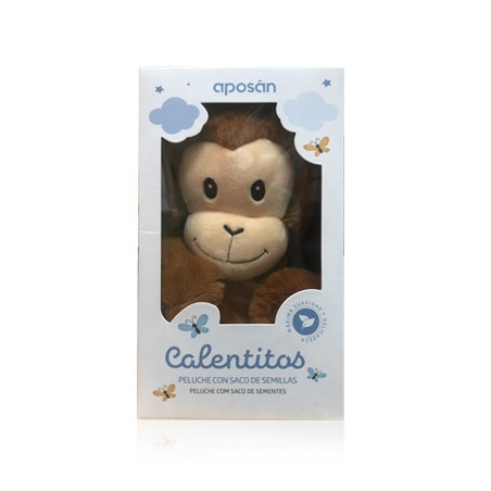 Aposan Calentitos Peluche Mono con Saco de Semillas