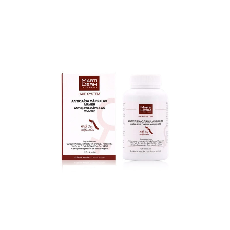 Martiderm Hair System Capsulas Mujer 120 Uds