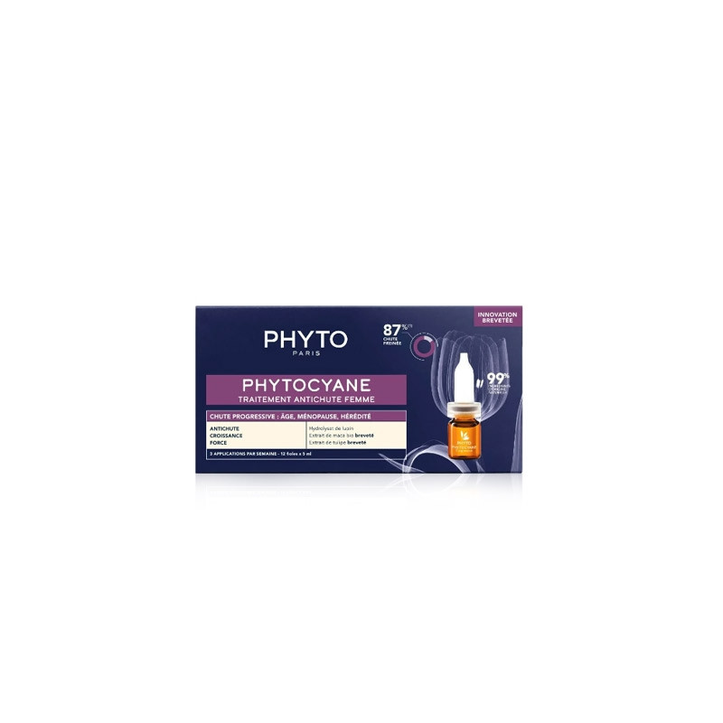 Phytocyane Tratamiento Anticaida Progresiva Mujer 12 Ampollas