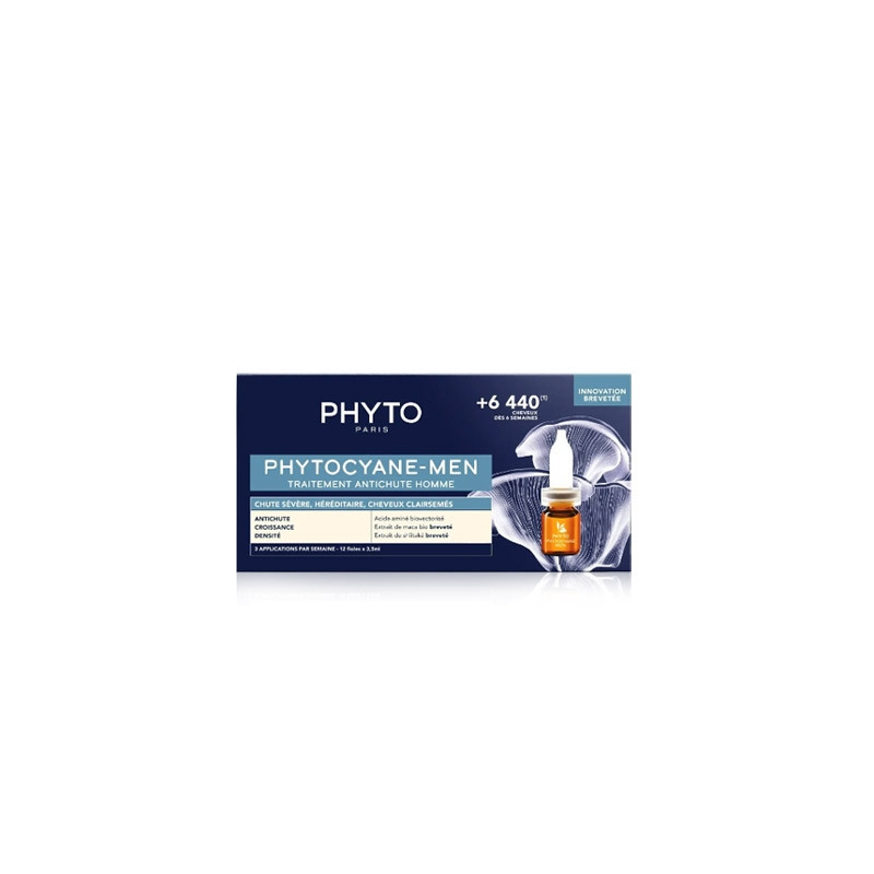 Phytocyane Men Tratamiento Anticaida Hombre 12 Ampollas