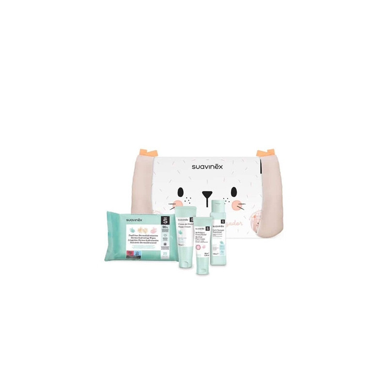 Suavinex Organizador de Cuna Conejo Rosa + 4 Productos