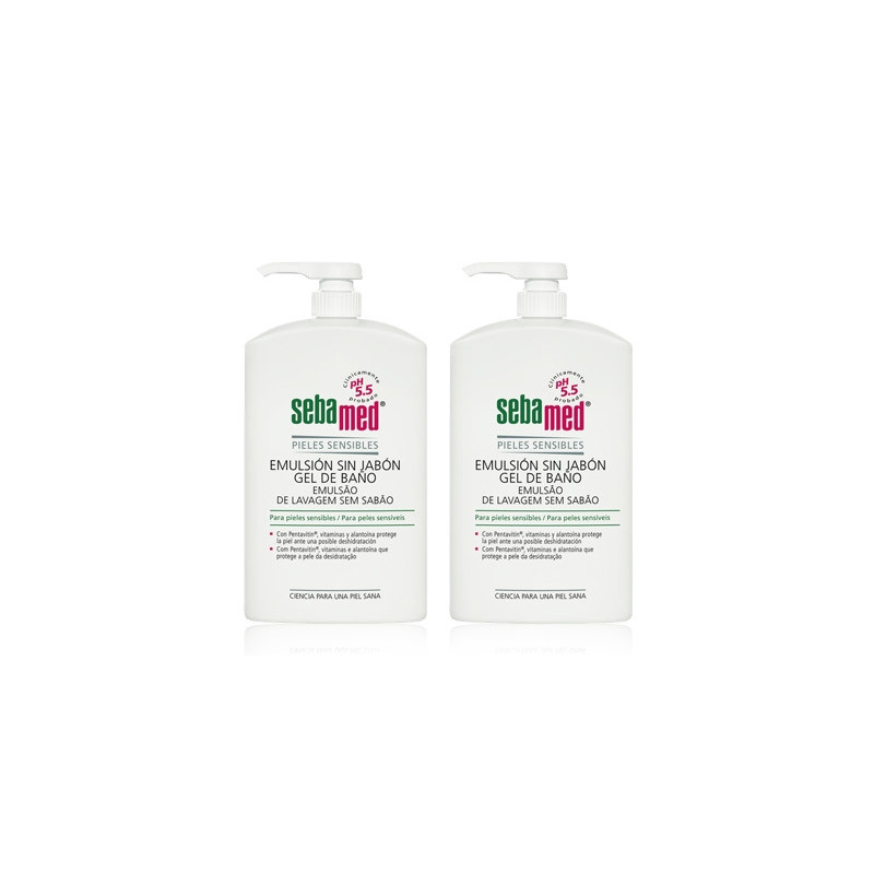 Sebamed Emulsion Sin Jabon Gel de Baño Duplo 2x750ml