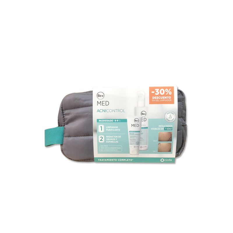 Be+ Med Acnicontrol Moderado Gel Limpiador 200ml + Emulsion 40ml