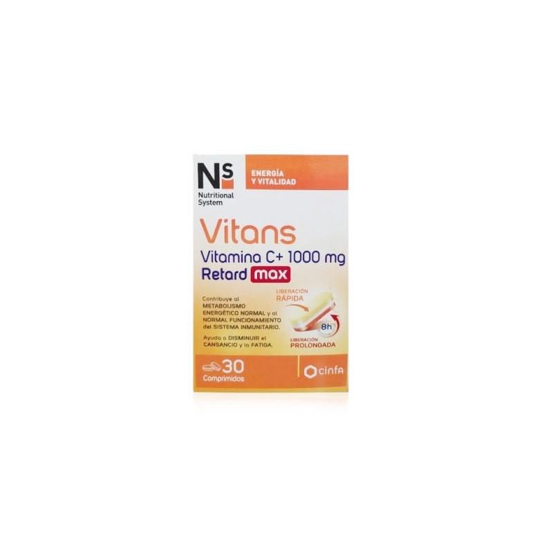 Nutritional System Vitans Vitamina C+ 1000mg Retard Max 30 Comp