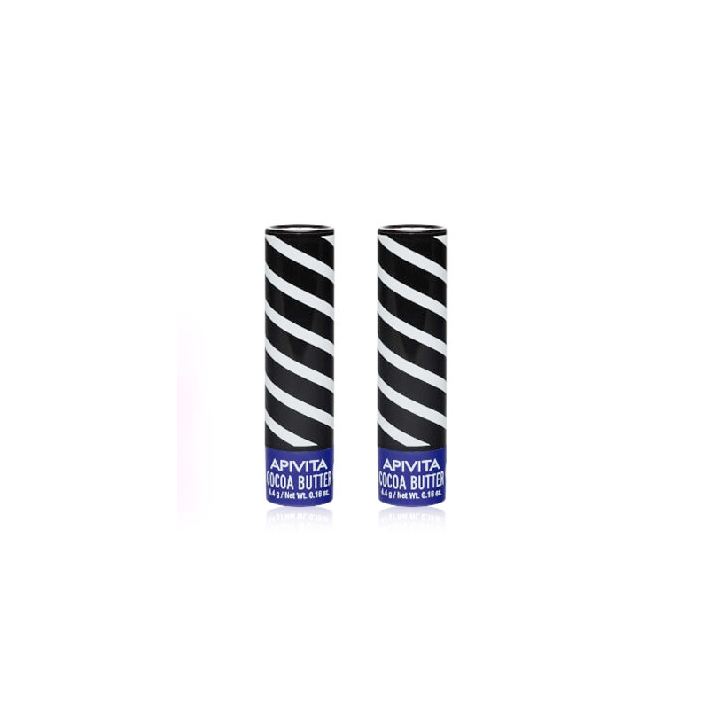 Apivita Lip Care Manteca de Cacao Labial Spf20 Duplo 2x4.4gr
