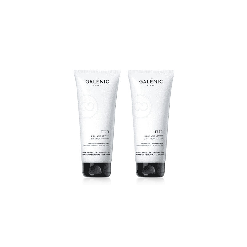 Galenic Pur Leche-Locion Desmaquillante 2 en 1 Duplo 2x200ml