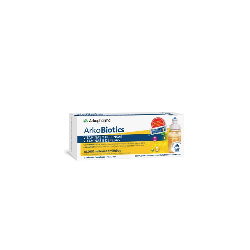 Arkobiotics Vitaminas y Defensas 7 Unidosis