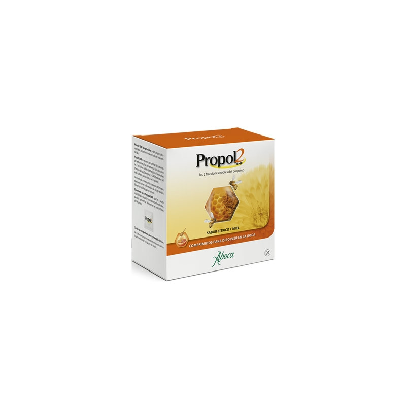 Aboca Propol 2 EMF Sabor Citrico y Miel 20 Comprimidos