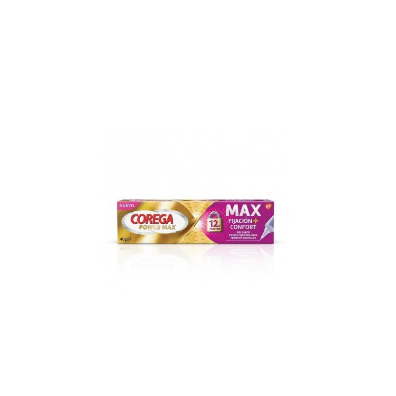 Corega Power Max Crema Protesis Fijacion + Confort 40g