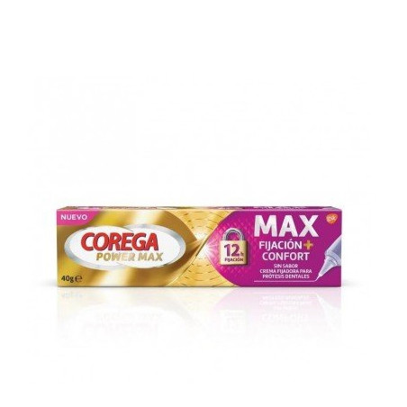Corega Power Max Crema Protesis Fijacion + Confort 40g