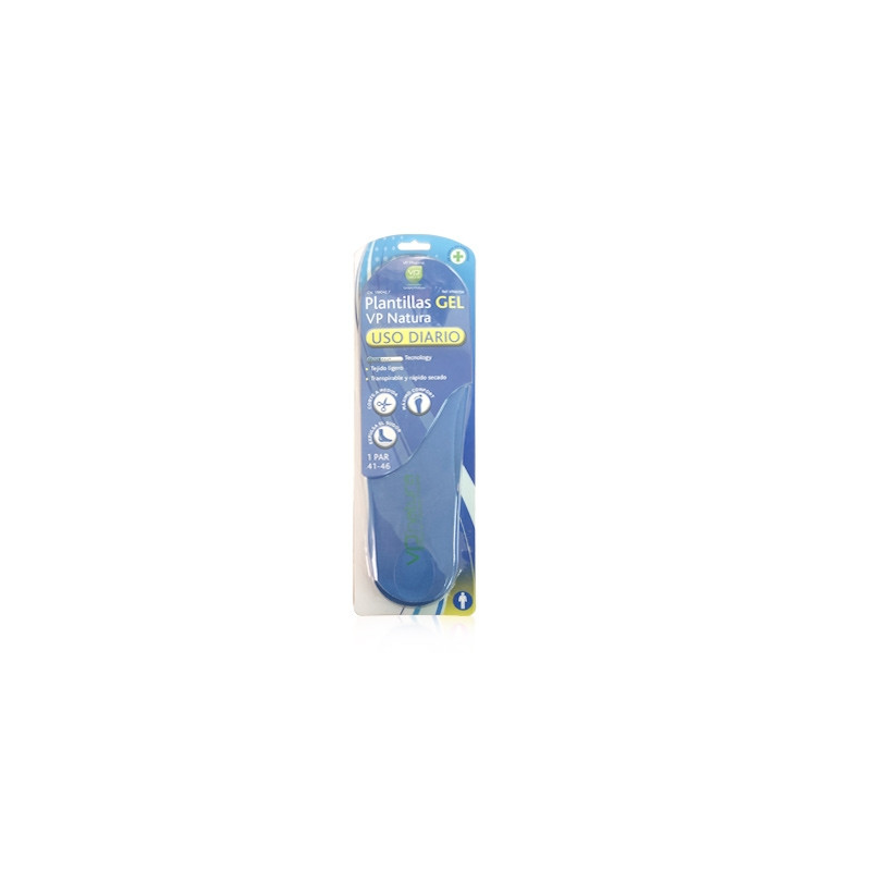 VP Natura Plantillas Gel Uso Diario Tallas 41-46